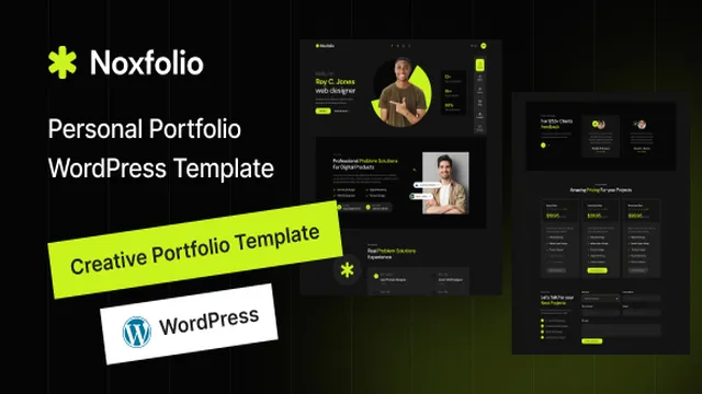 插图1{title-sep}Noxfolio 个人作品集简历 WordPress 主题{title-sep}字节网络