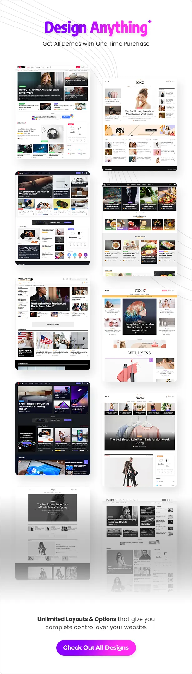 插图1{title-sep}Foxiz 新闻和杂志 WordPress 主题{title-sep}字节网络
