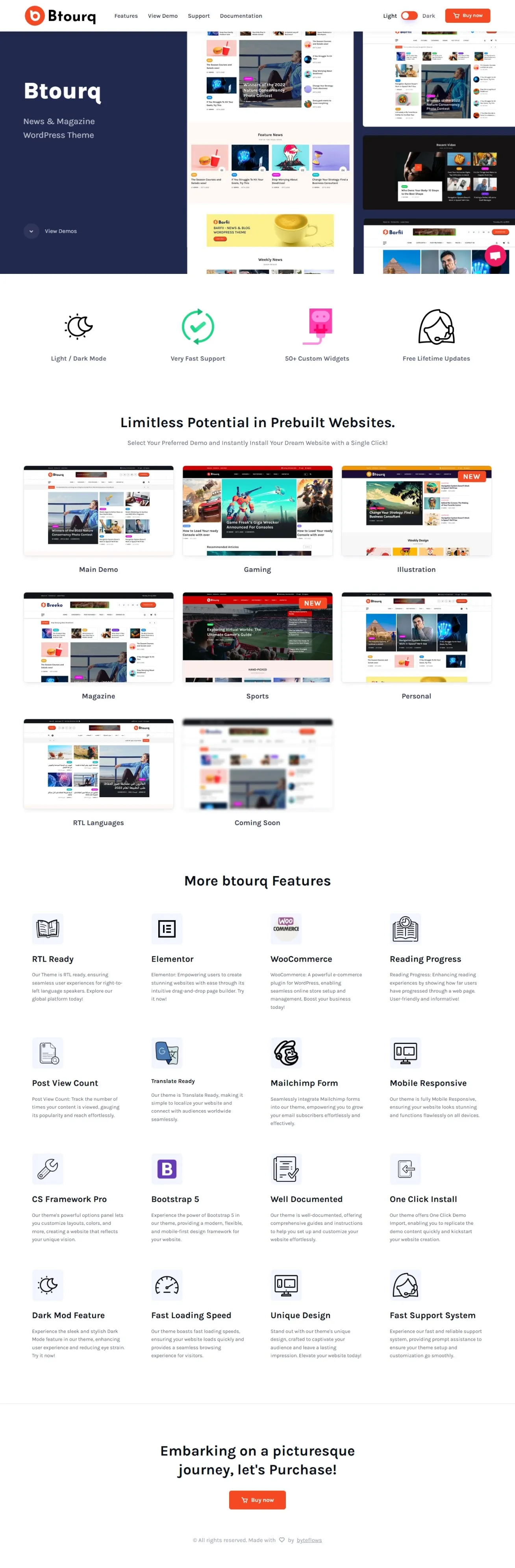 插图1{title-sep}Btourq 新闻杂志 WordPress 主题{title-sep}字节网络