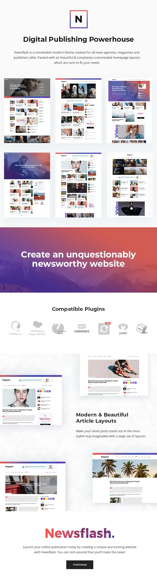 插图1{title-sep}Newsflash 新闻杂志 WordPress 主题{title-sep}字节网络